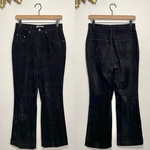 Vintage Xhilaration Black Velvet Boot Cut Pants